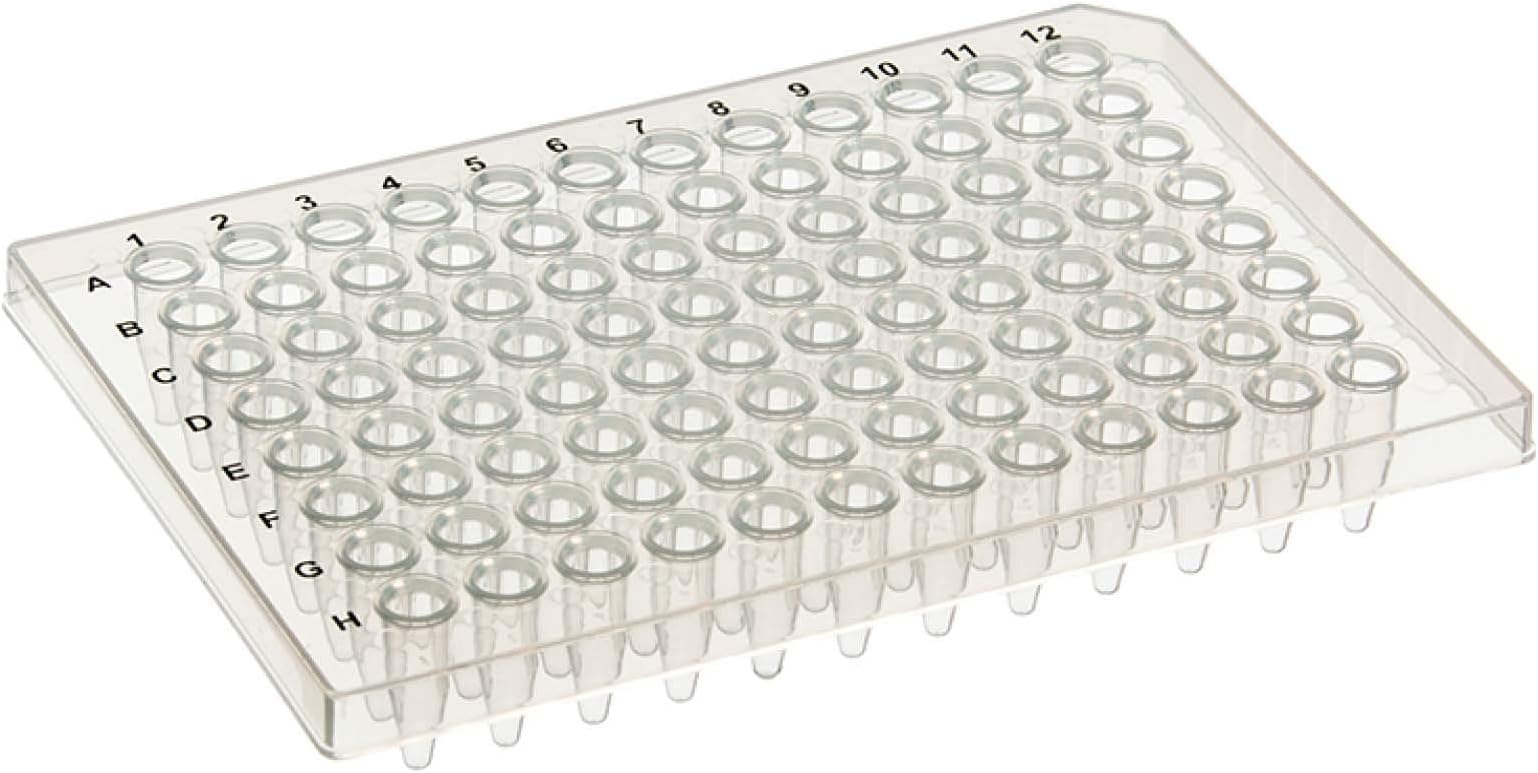 PCR 96 Well Plate- Half-Skirt (10 Plates)