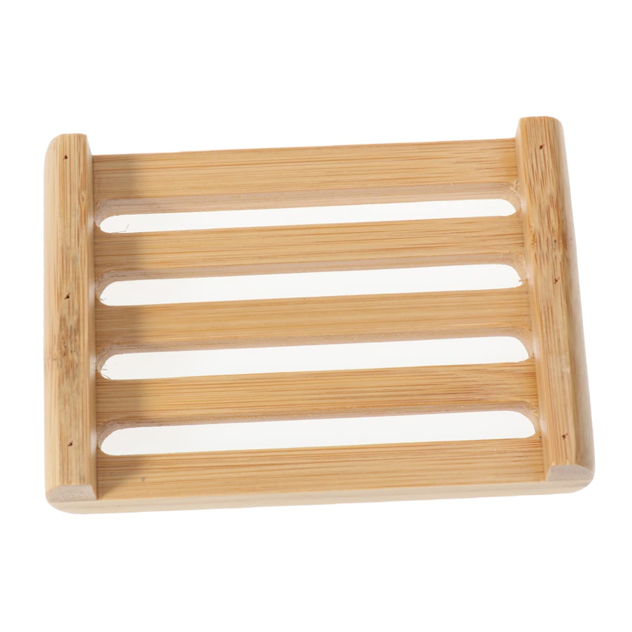 Zerodeko 2 Juegos De Jaboneras Autodrenantes De Madera para Cocina Jaboneras Tapas Escurridor De Jabón para Mostrador (2 Unidades)