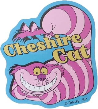 Alice in Wonderland Die Cut Sticker Character Sticker / Cheshire Cat Disney