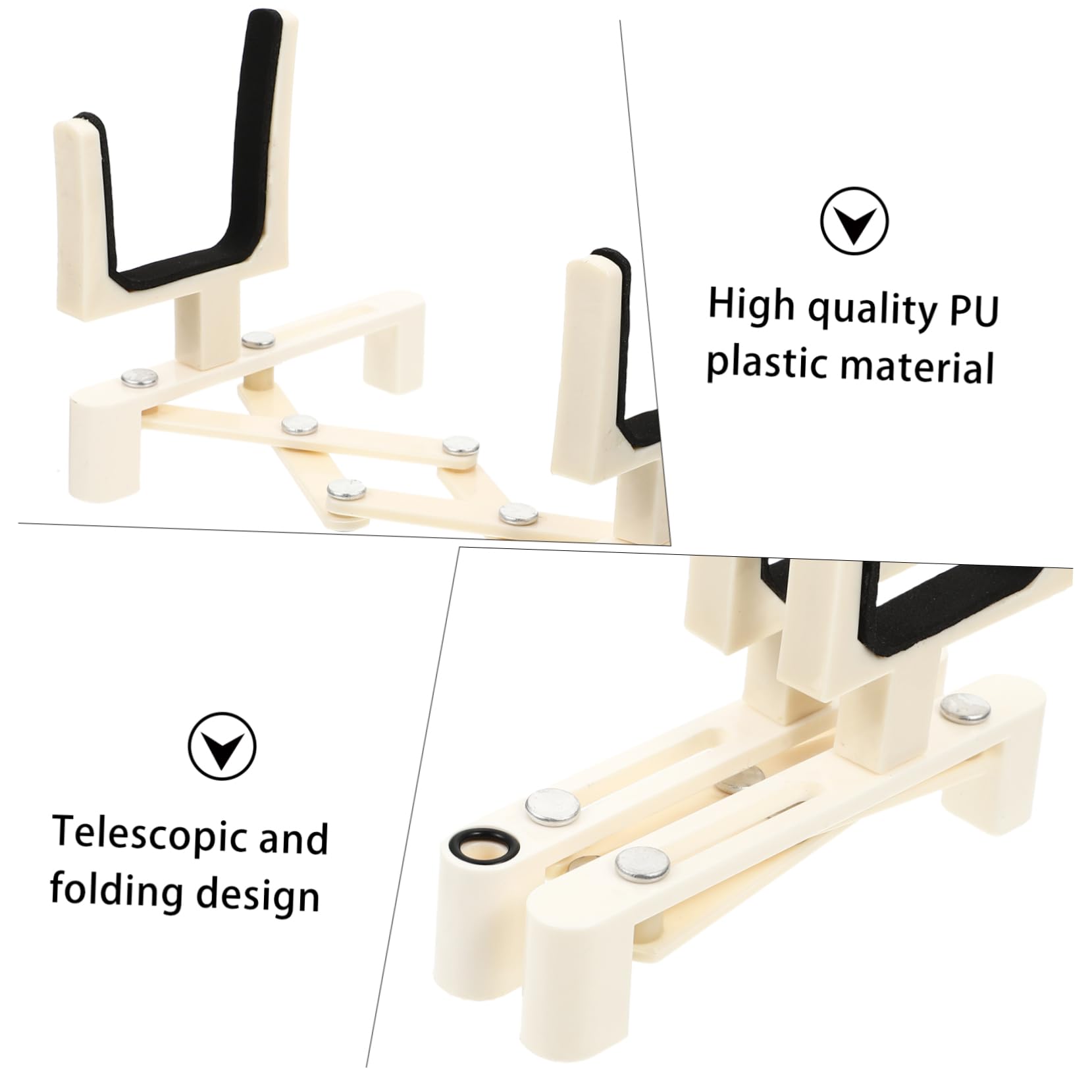 ULDIGI Foldable Violin Stand Portable Music Stand for Violin Display Storage Easy Setup