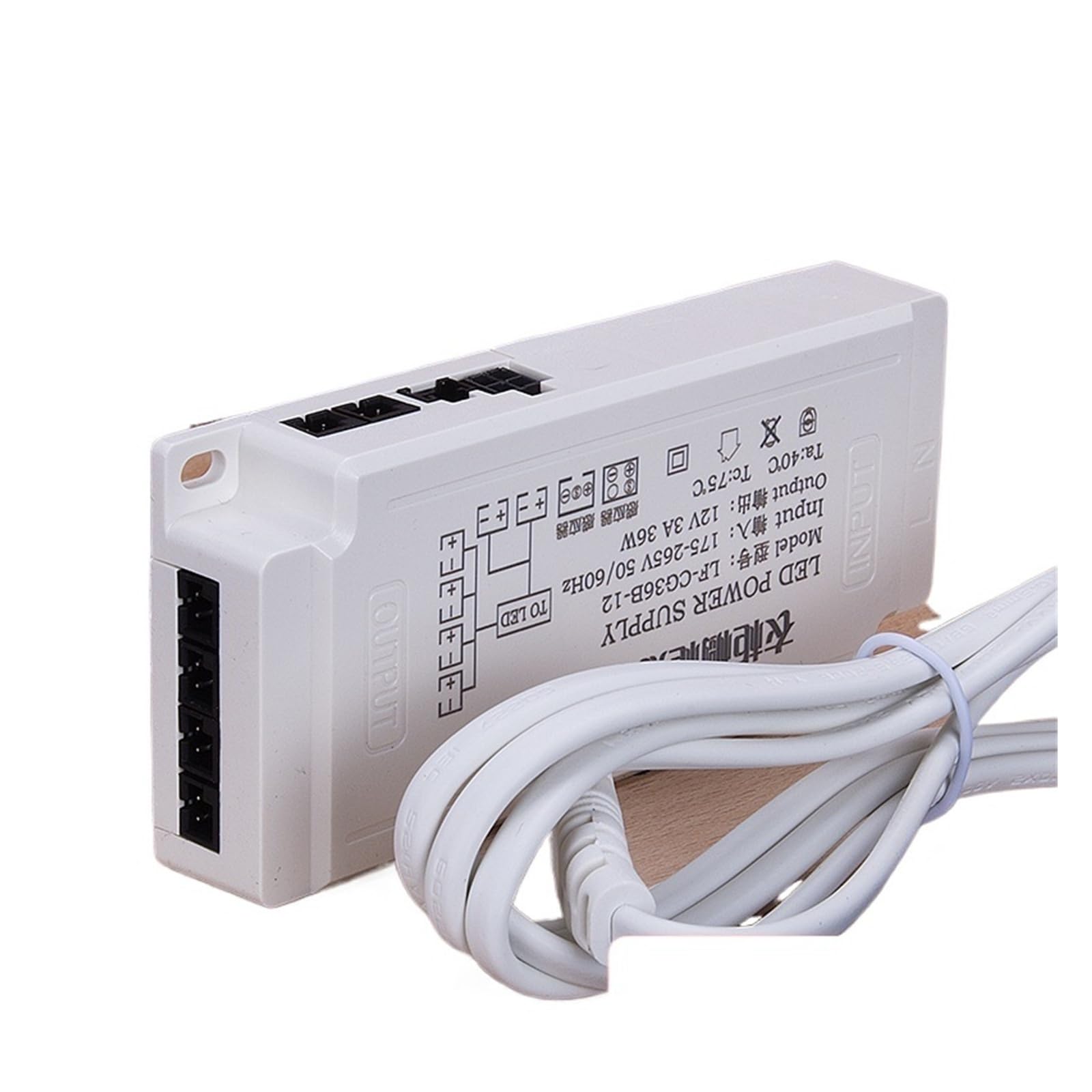 Interrupteur à induction et alimentation armoire-penderie 12V 36W LED