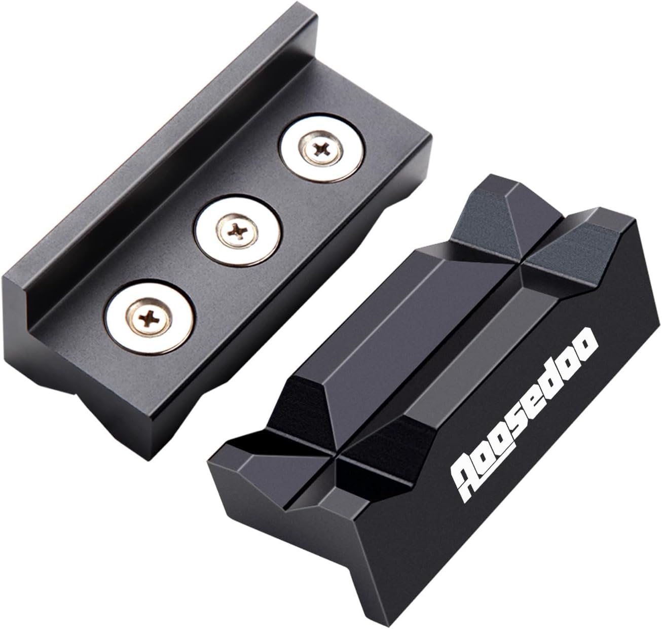 AOOSEDOO 4" Aluminum Vise Jaw Pad AN Fittings Vise jaw, Bench Vise Jaw