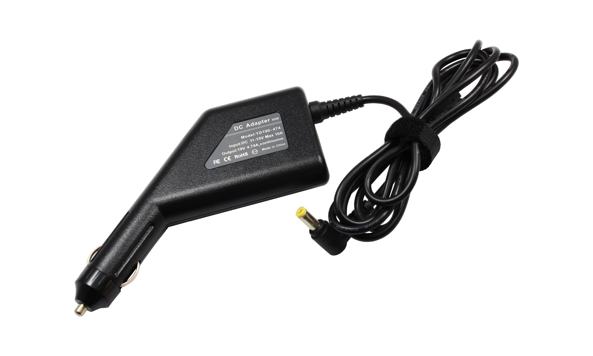 12V car charger for Acer 19V 4.74A 90W (5.5V 1.7mm), classic conector, not for slim models