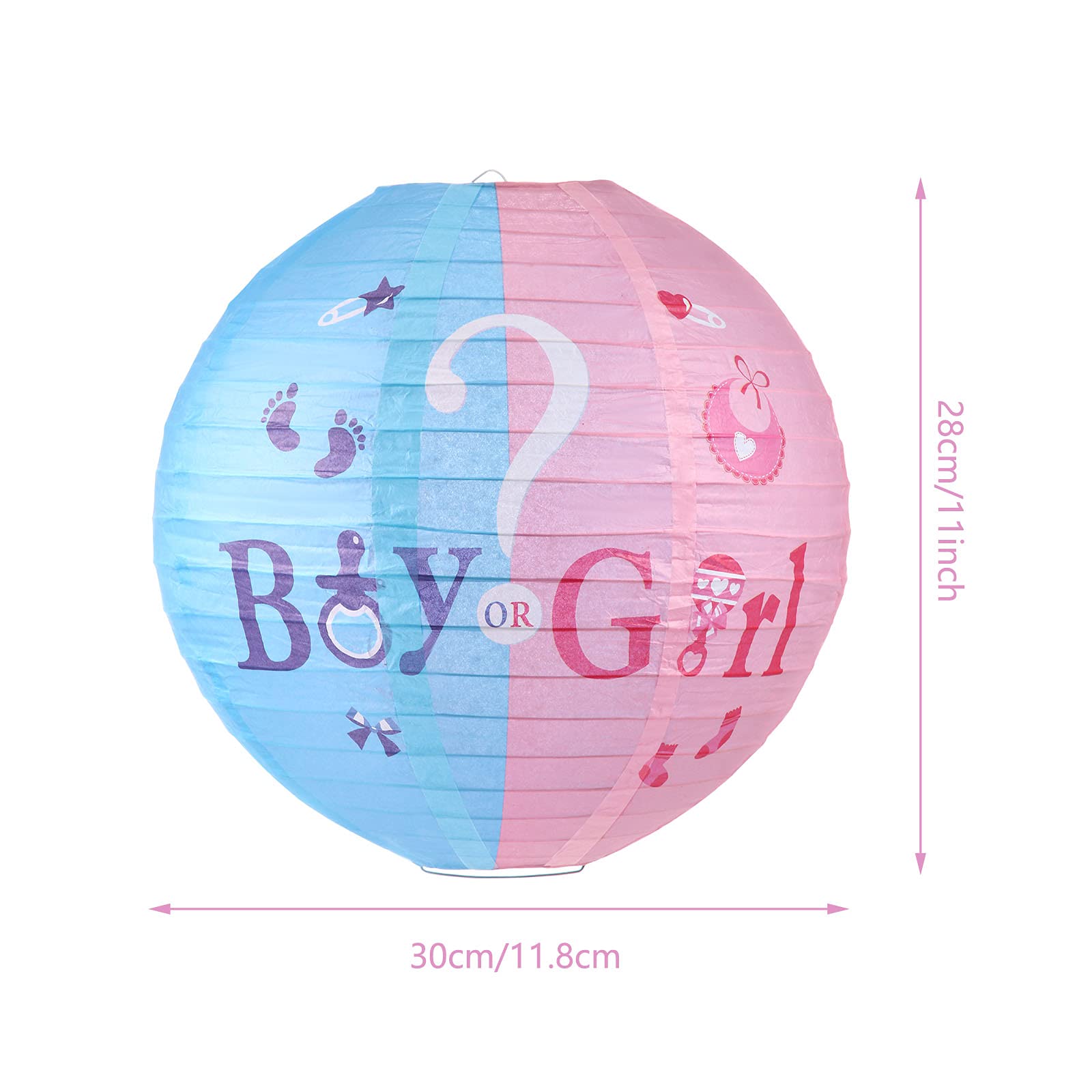 Buy 6 Pieces Gender Reveal Party Hanging Decorations Blue Pink Baby Boy or Girl Gender Reveal