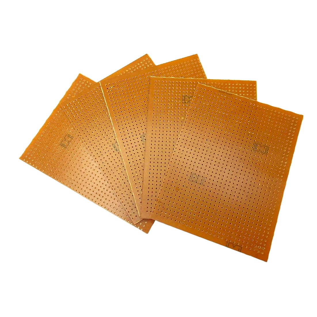 Electronics Crafts Purpose Printed Mini Zero PCB Circuit Board for electronic project or Experiment 10/8 Cm pack of 5