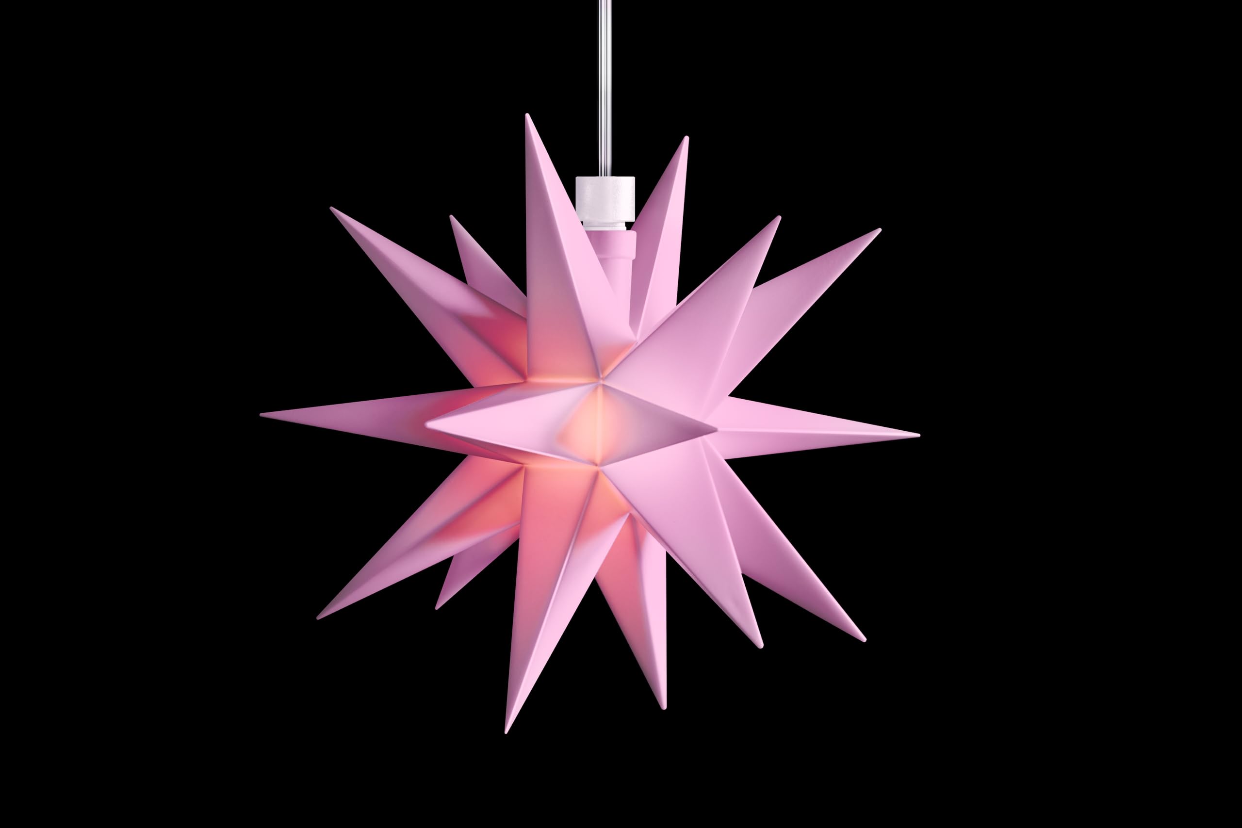 Sterntaler Stella Decorativa A LED Bianca 9 Punte 11,5 Cm Con Timer – Luci Calde Per Interni