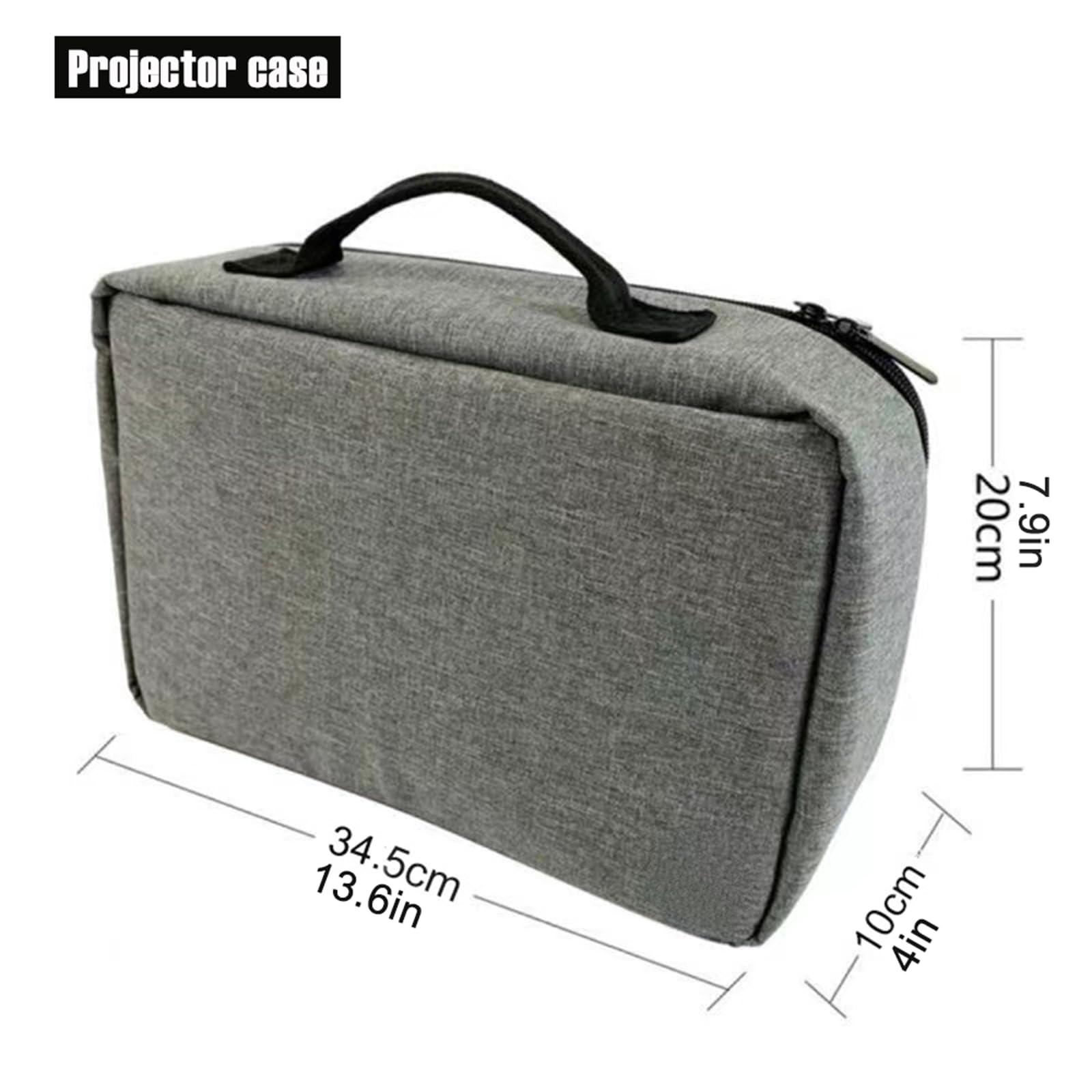 docooler Sac de projecteur de Ménage Étui de Transport Portable pour projecteur et Accessoires Sac de Voyage pour projecteur Antichoc Résistant à l'Usure avec Fermeture éclair Lisse