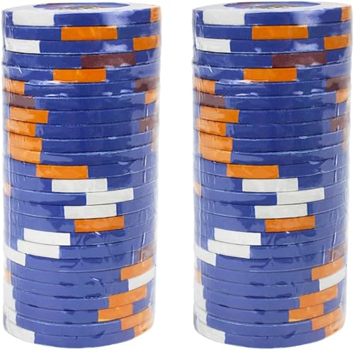 Miniatura 2 de Brybelly King's Casino Premium - Fichas de póquer de 0.49 oz (0.49 oz), compuesto de arcilla pesada  Paquete de 50