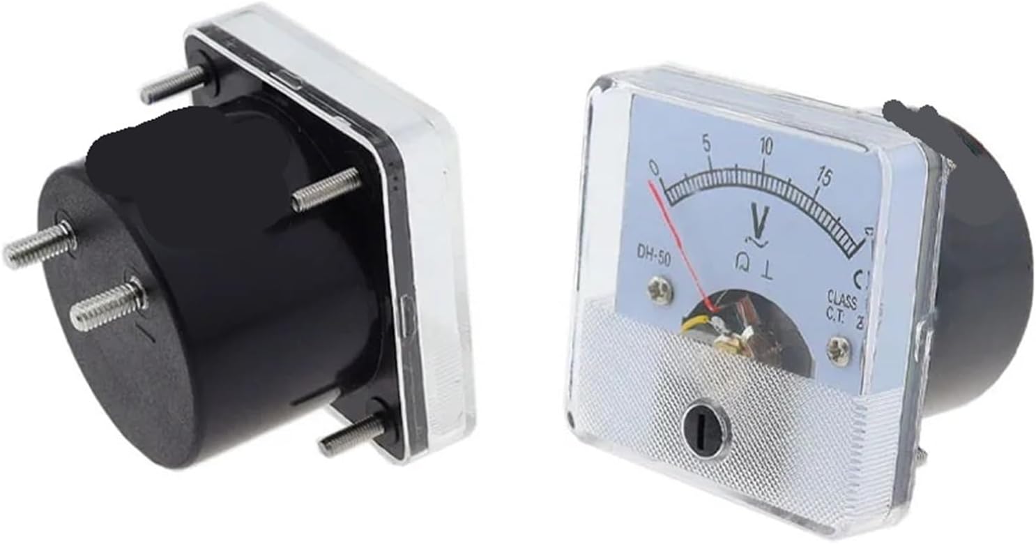 1 Piece DH-50 Square Analog Voltmeter 5V-800V(AC 250V)