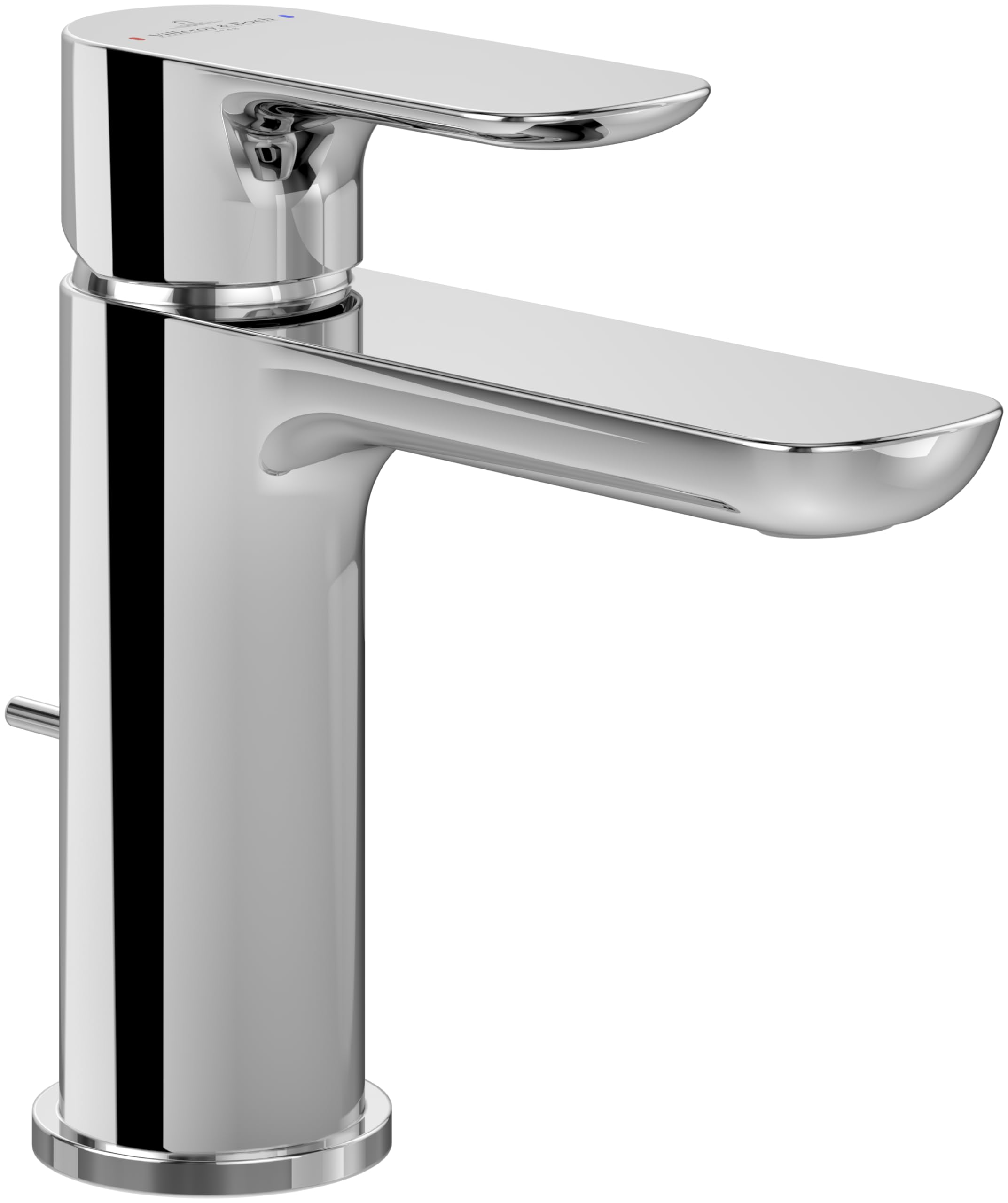 Robinet de lavabo mitigeur Villeroy & Boch O.novo chromé TVW10400300061 pour vasque