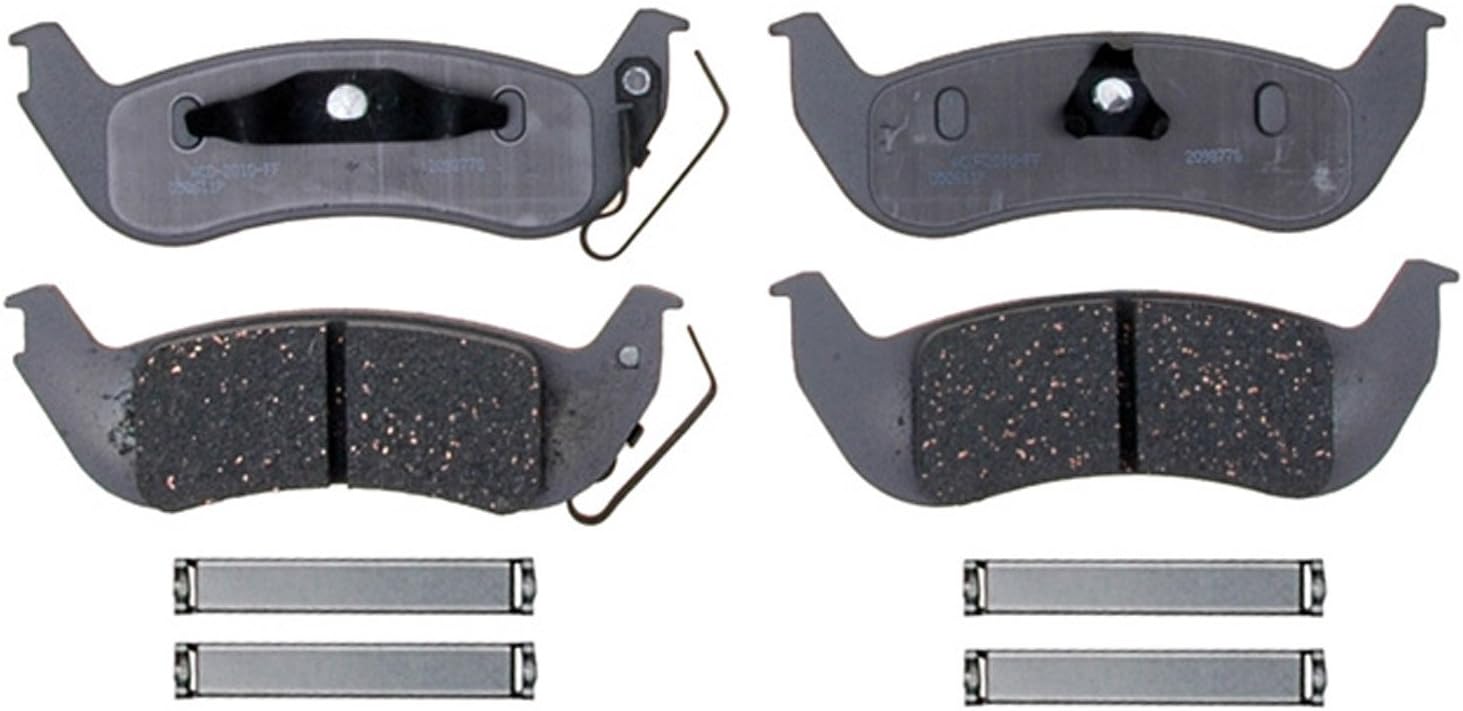 ACDelco Silver 14D1040ACH (19287903) Ceramic Rear Disc Brake Pad Set