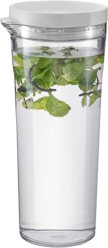 HARIO FPJ-11-W Freezer Pot, JUSIO, Practical Capacity 33.4 fl oz (1,100 ml), White, Tritan, Shatter-Resistant, Hot Water and Dishwasher Safe, Cold