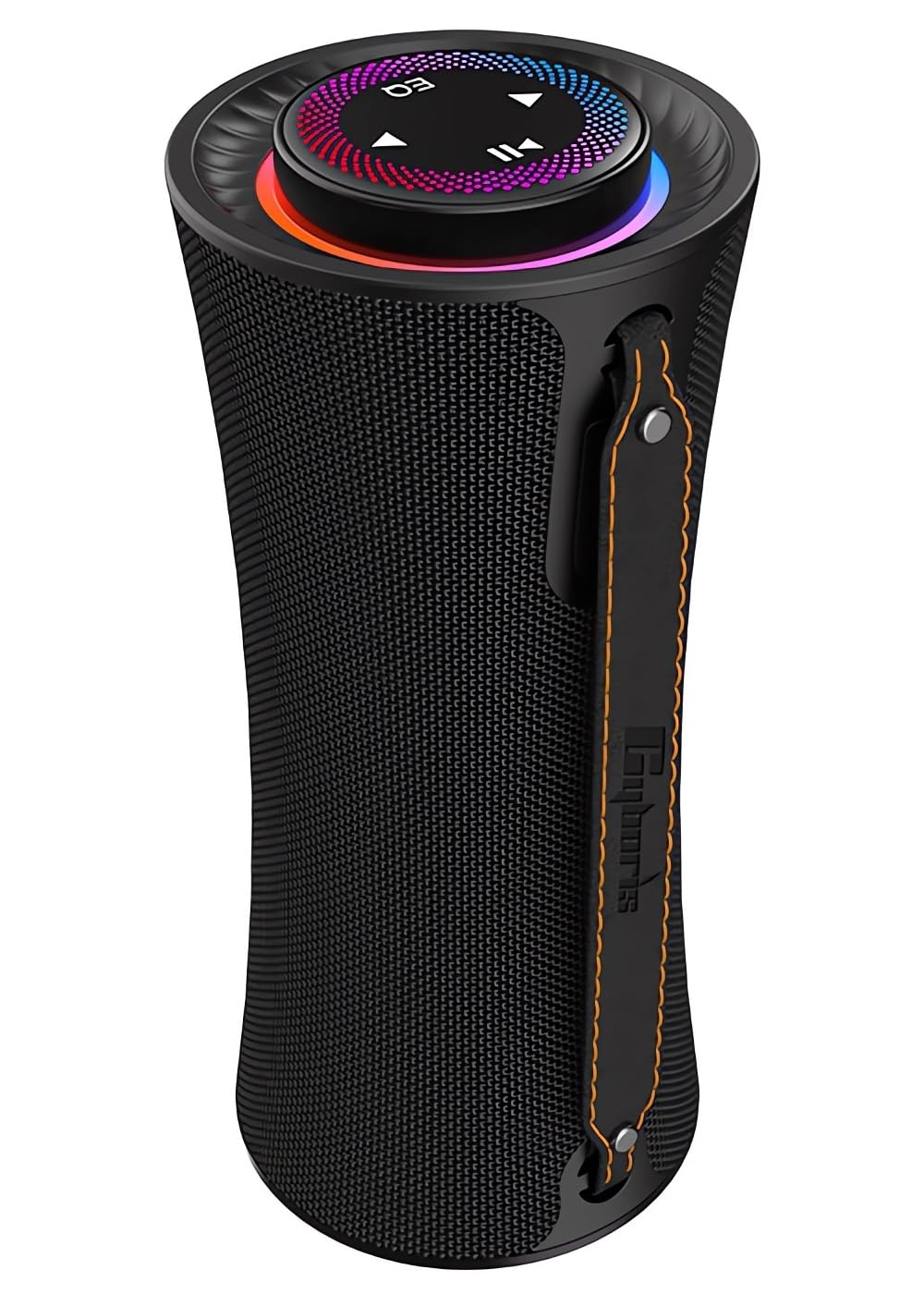 Altavoz Bluetooth Portátil con Luz LED, 80W Potencia Pico Altavoces Inalámbricos con Graves Profundos, Sonido Estéreo 360°, 24 Horas, Asa Cómoda, Speaker de Exterior para Viajes/Deportes/Fiestas