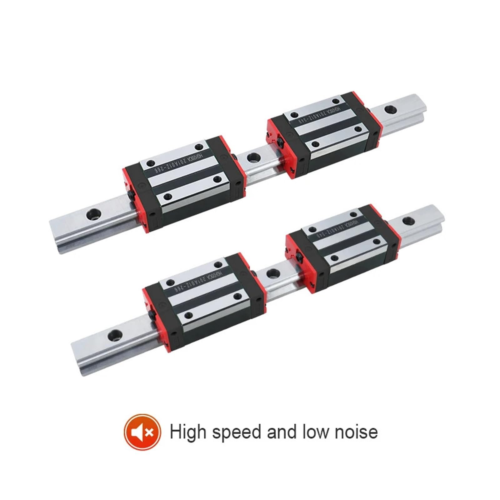 Lot de 2 guides linéaires HGR15 + 4 chariots HGH15CA ordinaires/blocs en acier + 1 kit de vis à billes SFU1605 avec coupleur de 8 mm pour CNC (HGW15CC, 400 mm)