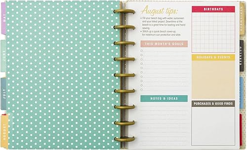 Miniatura 9 de Simplicity Planificador vintage de costura de 12 meses, 232 páginas, 8.6 x 9.5 pulgadas