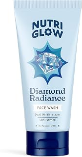 NutriGlow Diamond Radiance Face Wash With Diamond Dust & Vitamin E For Glowing Skin Skin Purifying Hydrated Skin (65ml) Price In India