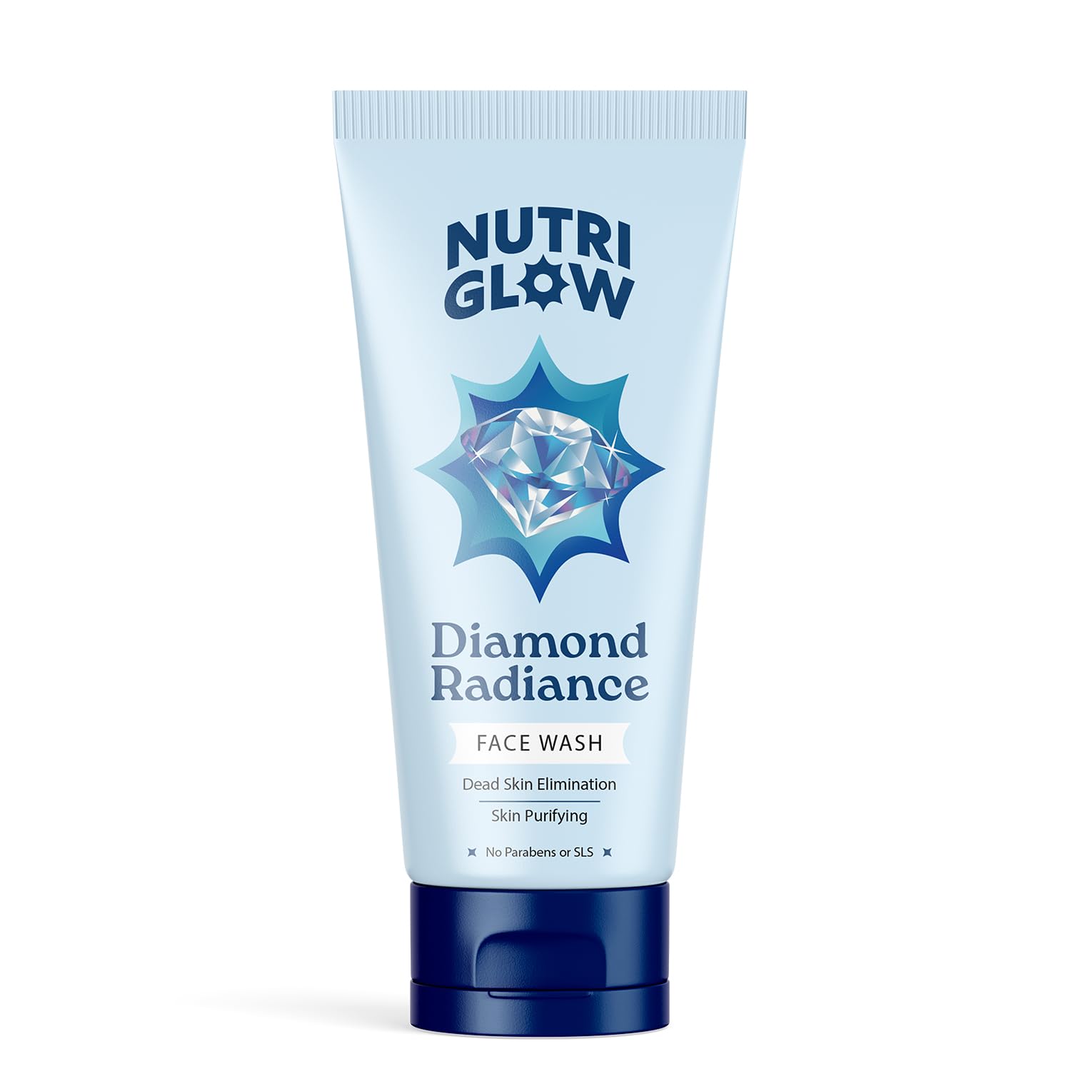 NutriGlow Diamond Radiance Face Wash With Diamond Dust & Vitamin E For Glowing Skin Skin Purifying Hydrated Skin (65ml)