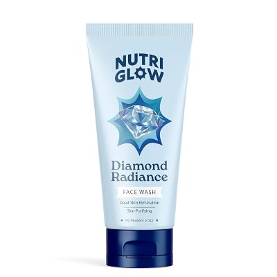 NutriGlow Diamond Radiance Face Wash With Diamond Dust & Vitamin E For Glowing Skin Skin Purifying Hydrated Skin (65ml)