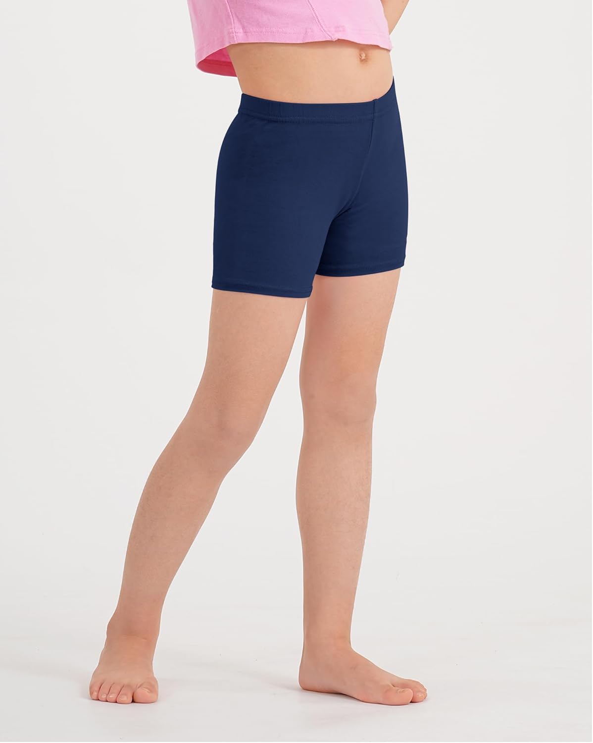 BOOPH 4 Pack Girls Bike Shorts Cartwheel Shorts for Toddlers Kids Under Dress Dance Short 5-14 Years - Image 2