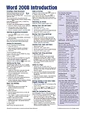 Word 2008 for Mac: Introduction Quick Reference Guide (Cheat Sheet of Instructions, Tips & Shortcuts - Laminated Card)
