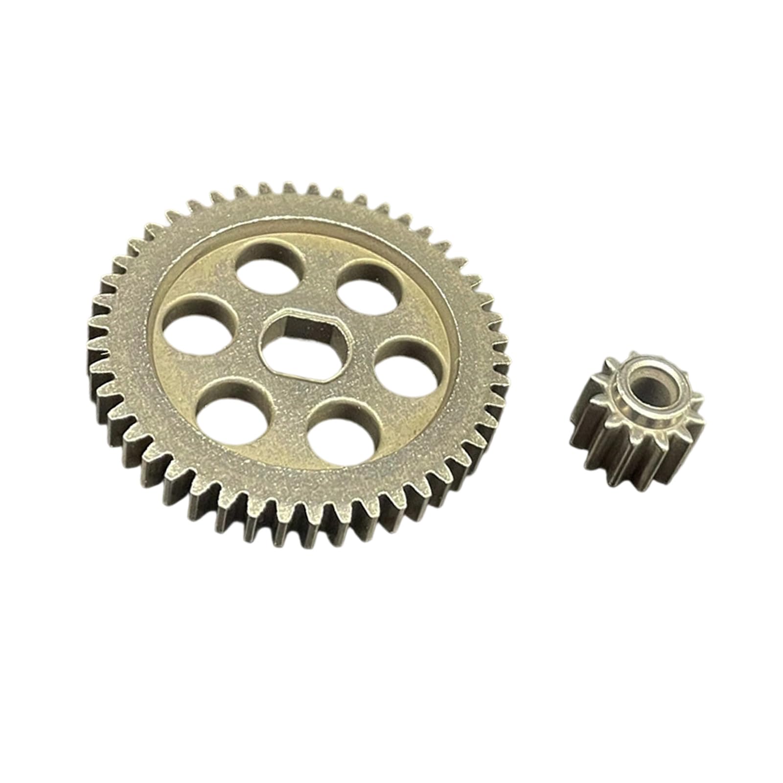 Professional 48 / 51mm Diameter Square/Round Hole Chainsaw Transmission Gear 8-12inch Unit Balanced Rotation Equipment Garden Tool Replacement Gear