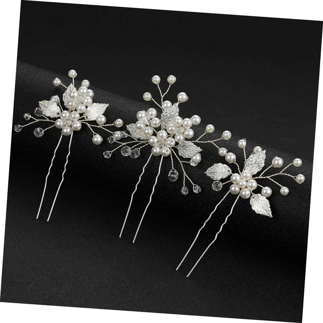 FRCOLOR 15pezzi Bridal Hair Pin Eleganti Accessori Per Sposa Con Foglie Di Fermagli Per Matrimonio Design Raffinato Per Donne e Ragazze