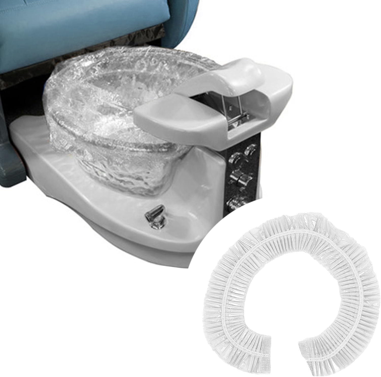 ForPro Professional Collection Spa Liners, Fit All Pedicure