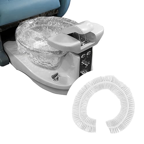 PrettyClaw Bolsas elásticas desechables para sillas de spa, para pedicura y masaje de pies, se adapta a la mayoría de sillas de salón (25 piezas)