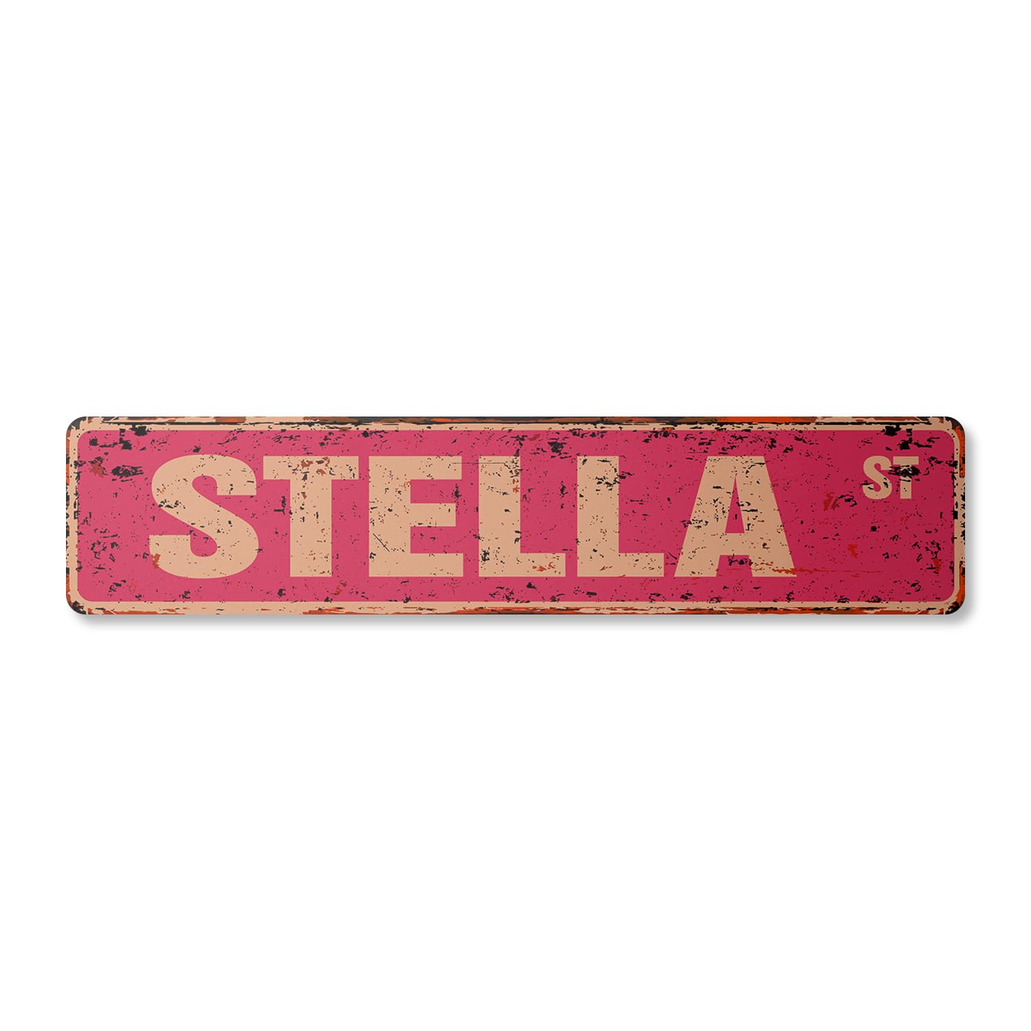Amazon.com: Stella Vintage Plastic Street Sign Childrens Name Room