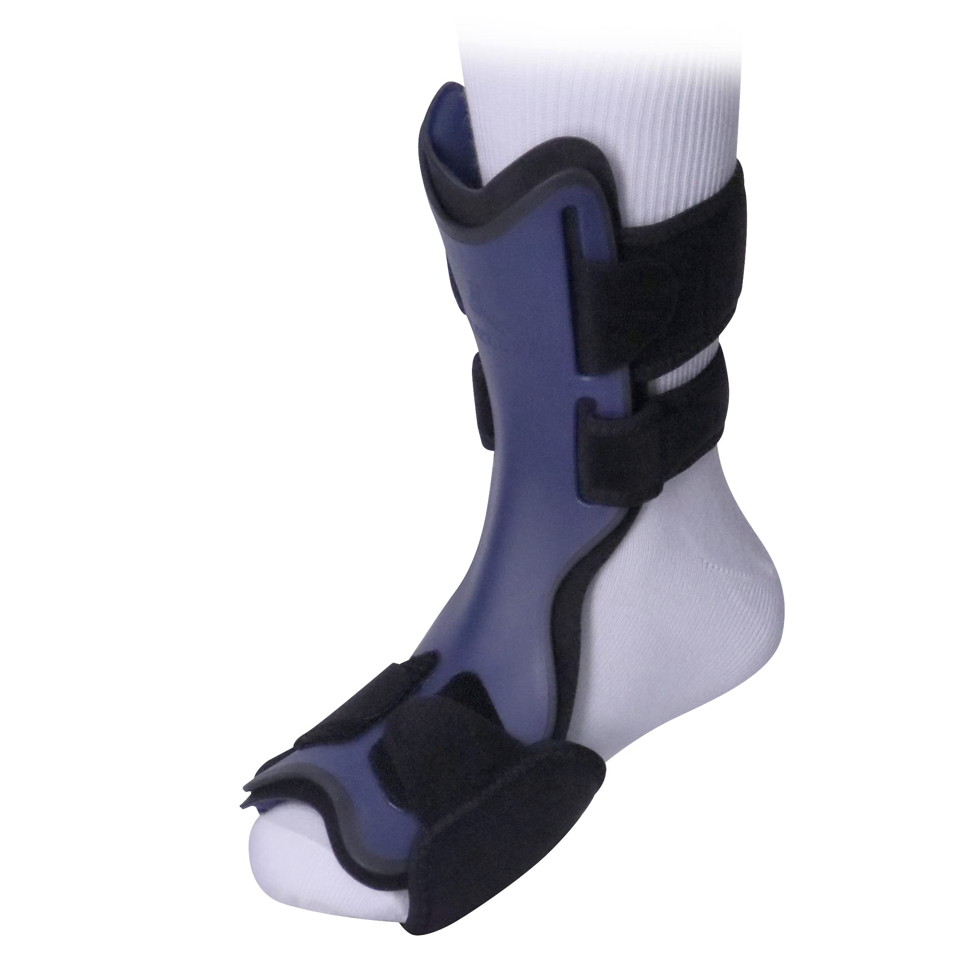 MUELLER Sports Medicine - Férula nocturna ajustable para fascitis plantar, alivio del dolor de tobillo para hombres y mujeres, ideal para fascitis plantar y tendinitis de Aquiles, azul, talla única