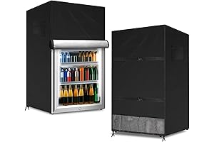 Durable & Unobtrusive: Mini Fridge Freezer Covers Ideal for Shielding Outdoor Refrigerators