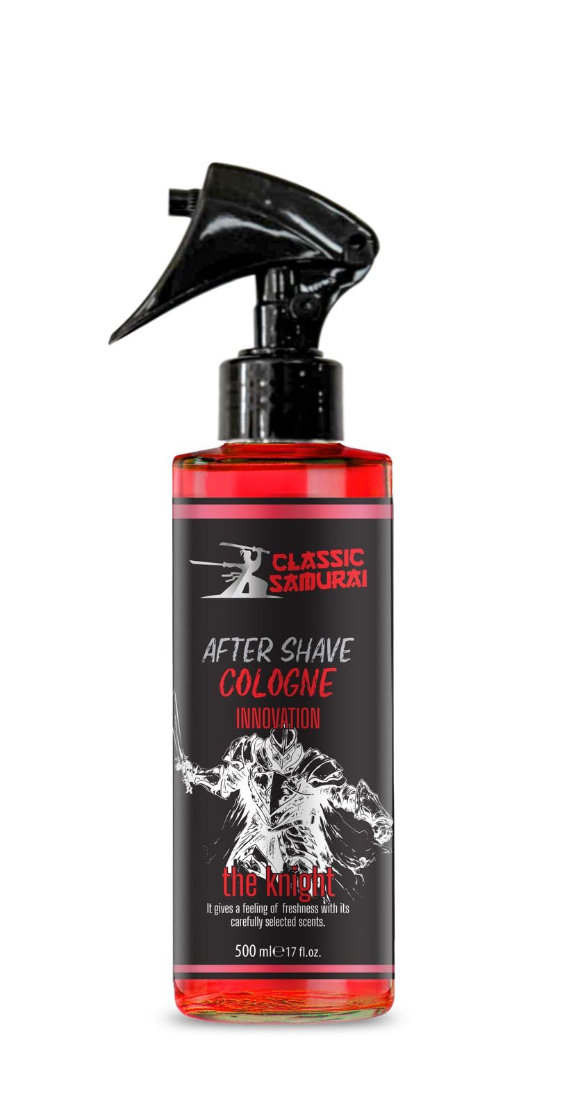 After Shave Barber Cologne Innovation Mens Eau de Cologne The Knight 500ml- 17 fl oz