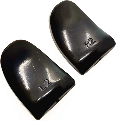 Miniatura 3 de Extensores de gatillo L2 R2 Ps4 (1 par de disparadores L2 R2, 4 tapas de joystick, 2 pares de calcomanías de barra de luz LED), para control