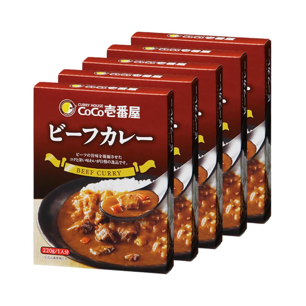 CoCo壱番屋 レトルト ビーフカレー（220g×5）