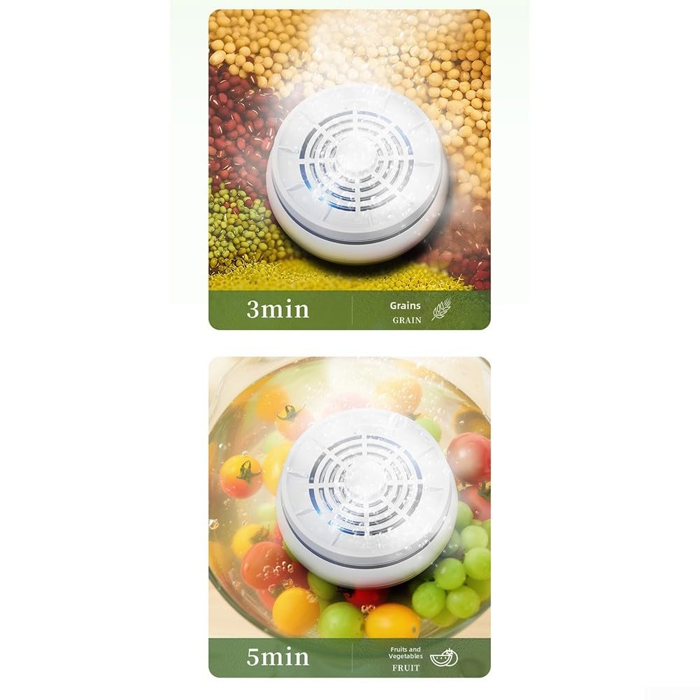 IPX7 bewertetes Obst- und Gemüsereinigungsgerät mit schnurlosem Komfort und effizienter Entfernung von Verunreinigungen (frisches Grün)