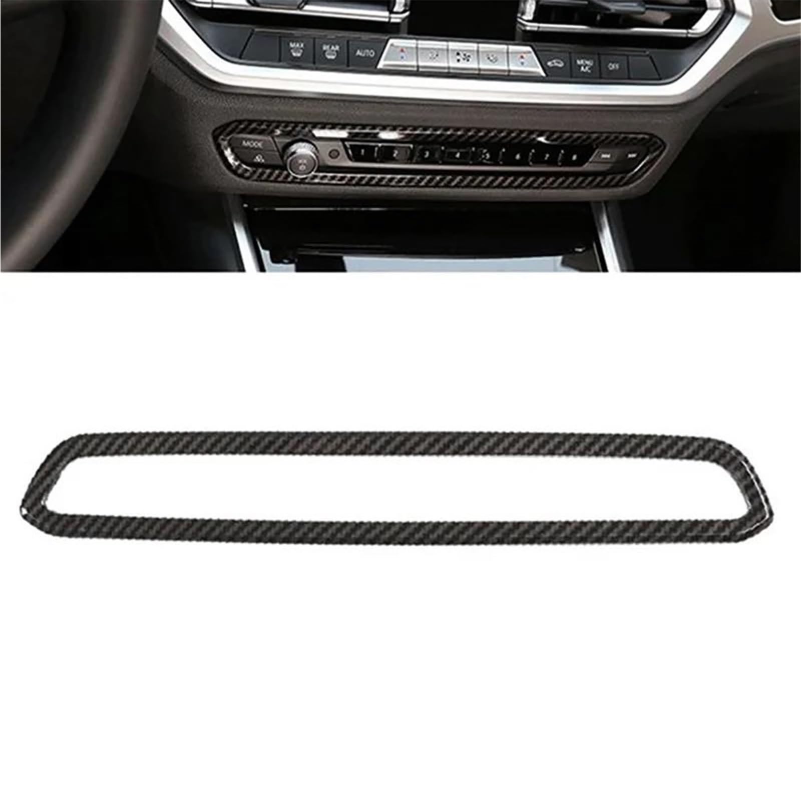 Autocollants intérieur voiture Pour BMW Pour Z4 Pour G29 2019 2020 2021 2022 Voiture Console Centrale Réglage Du Volume Cadre Couverture Garniture Décoration Autocollant