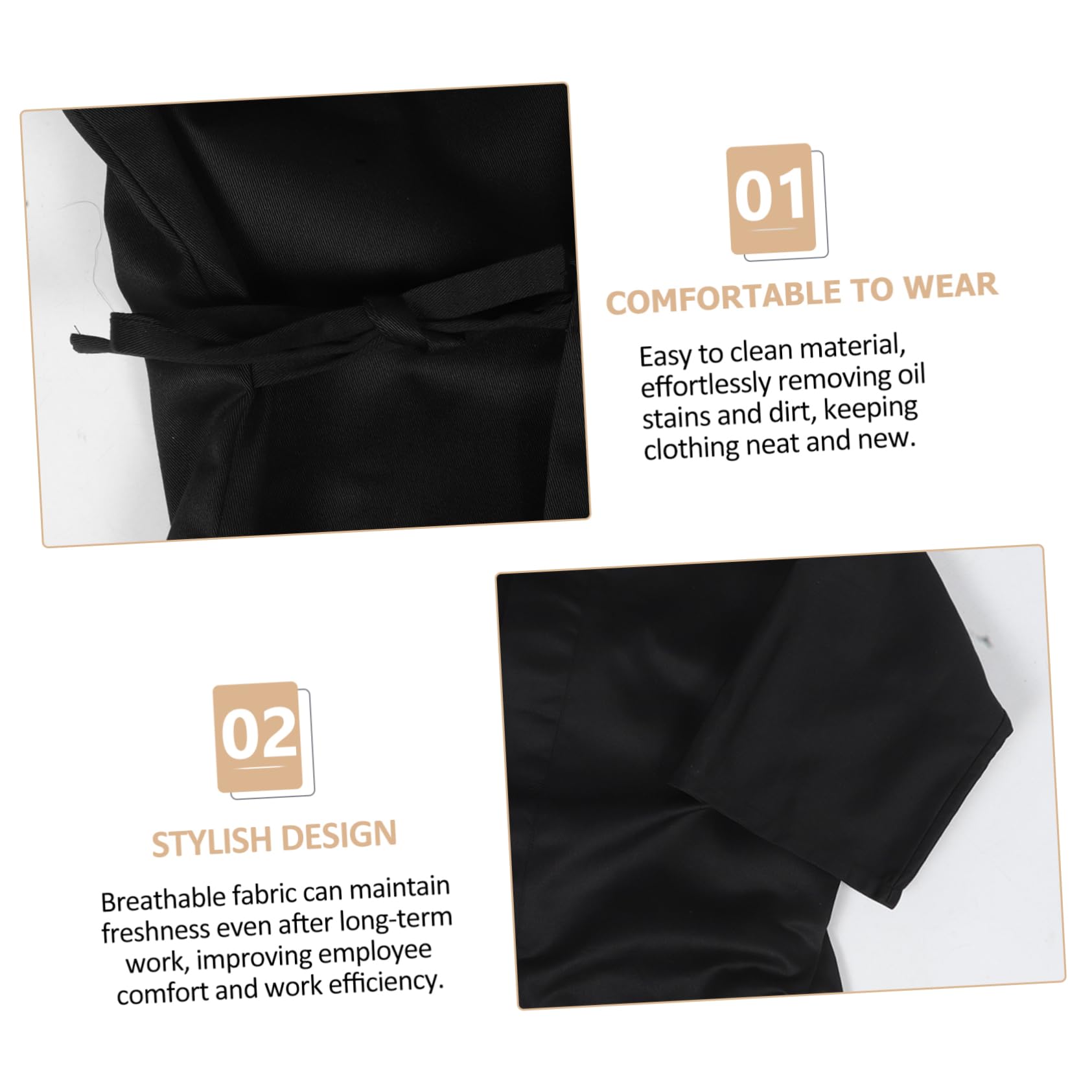 FOMIYES Ropa de Trabajo de Chef Japonesa Kimono Chaqueta de Chef de Sushi para Hombre Disfraz para Bares de Sushi Izakayas y Establecimientos de Cocina Japonesa