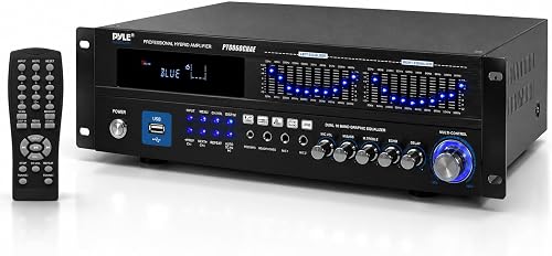 Pyle PT6060CHAE amplifier, Black