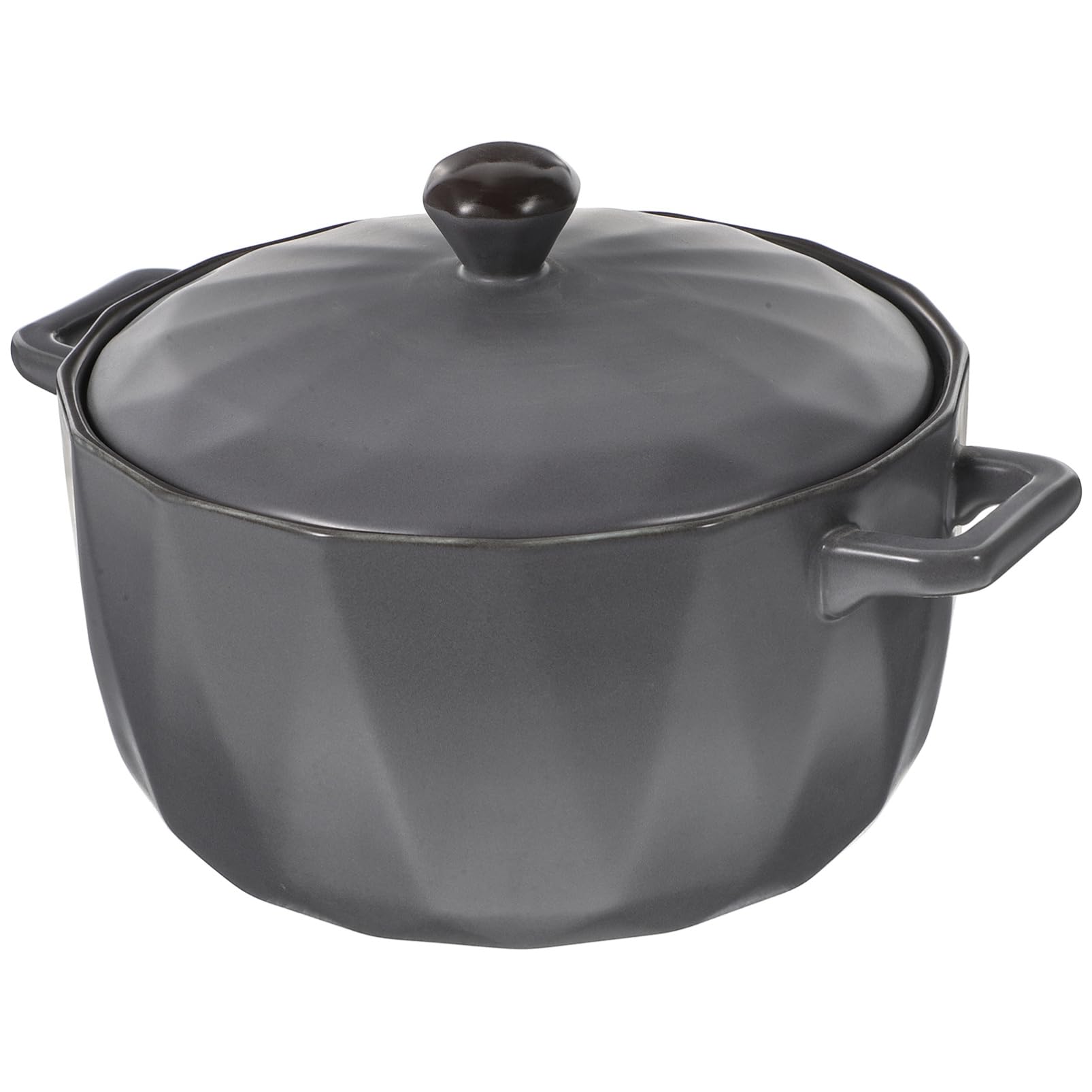 Cabilock 1000ml Soup Bowls Handles Ceramic Food Serving Bowl for Instant Noodles and Snacks