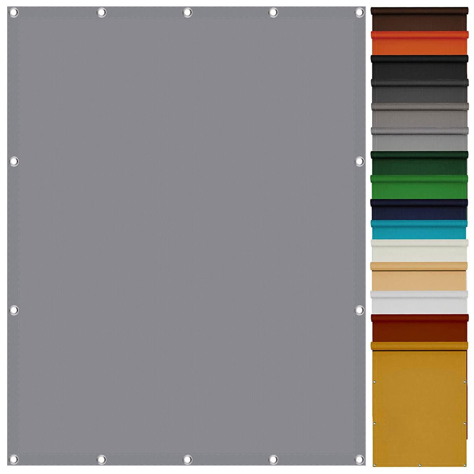 Voile ombrage rectangulaire étanche pour aménager un patio ombragé