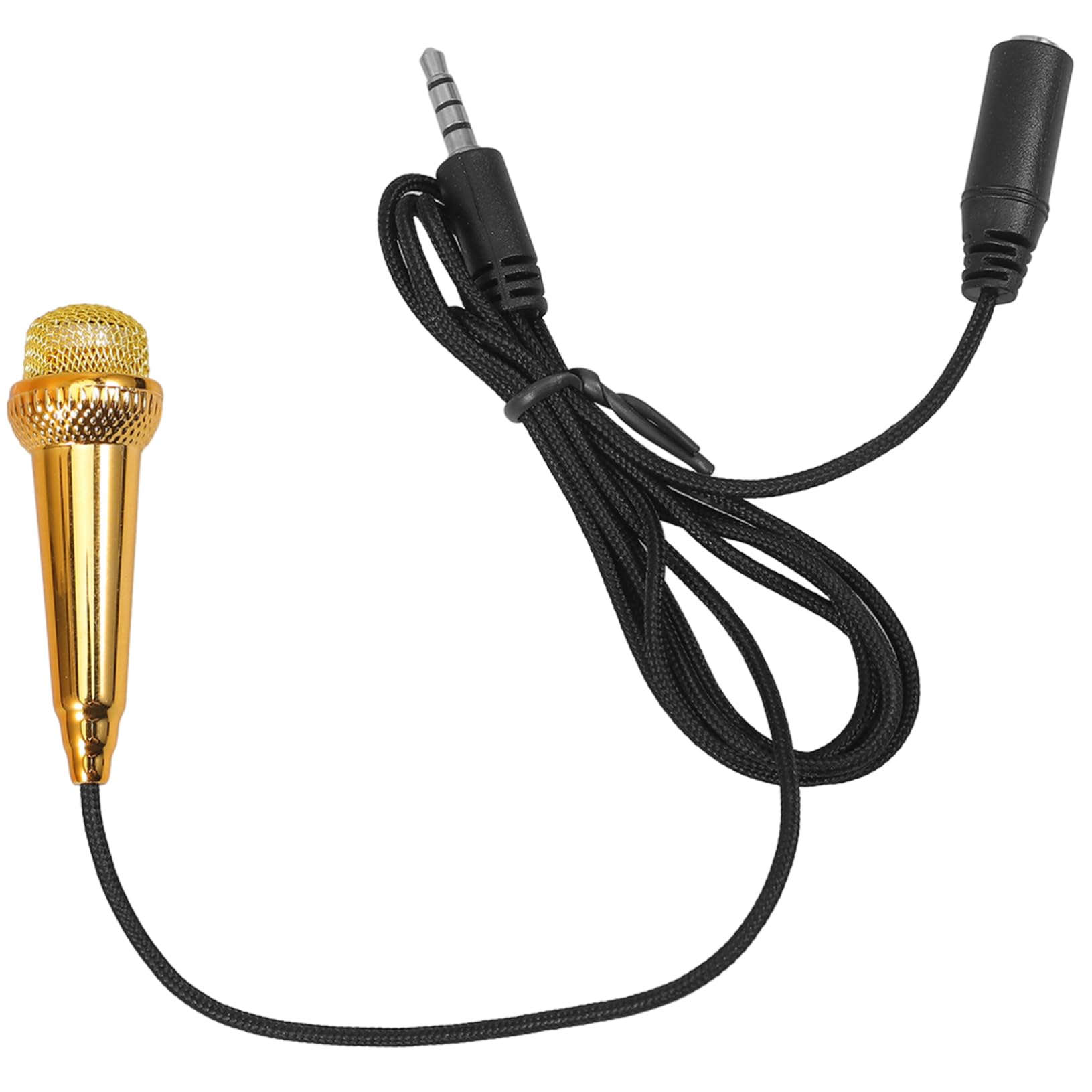ifundom Little Microphone Phone Microphone Portable Mini Recording Aluminum Magnesium Alloy Ktv
