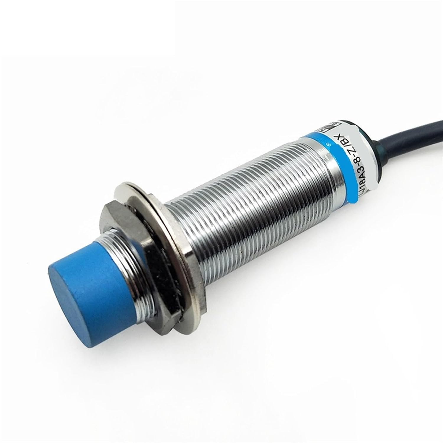 M18 Blue Head 3-Wires NPN NO 8mm Detect Distance LJ8A3-8-Z/BX Inductive Proximity Sensor Switch 6-36VDC 1Pcs