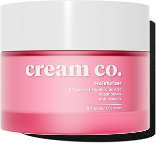 Cream Co. Su Bazlı Moisturizer Nemlendirici Aydınlatıcı Yüz Kremi, Hyaluronik Asit, 50 ML, Tüm Cilt Tipleri