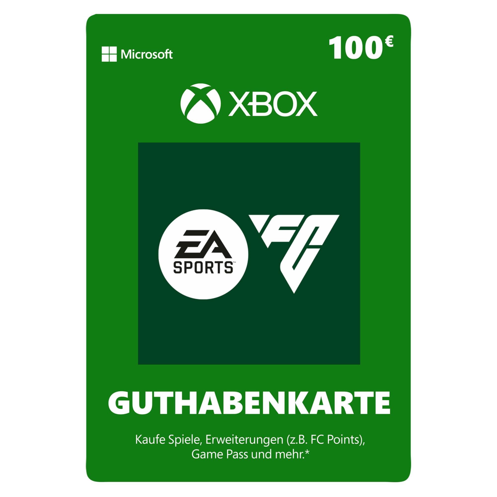 Xbox Guthaben 100 EUR EA Sports FC 25 Xbox One Series S|X Windows Download Code
