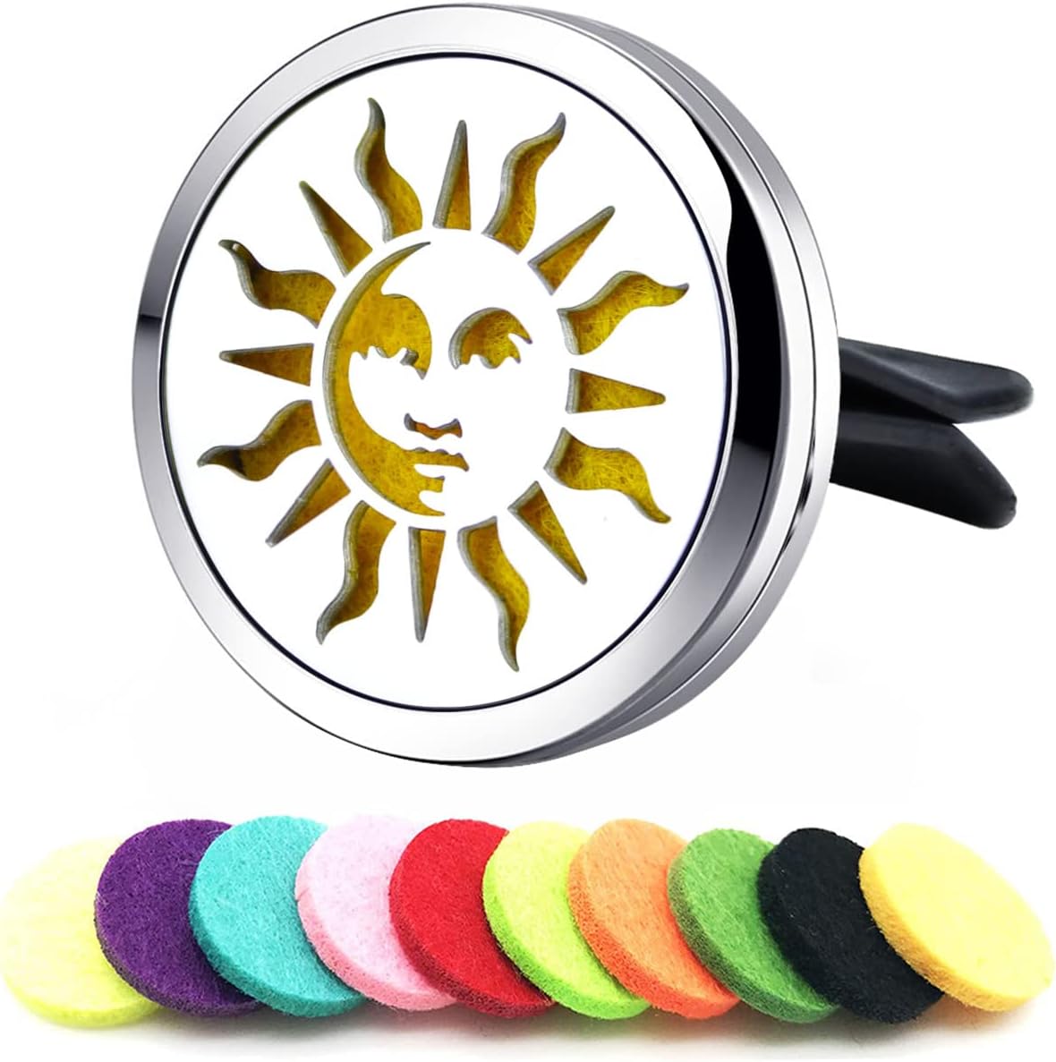Amazon.com: SOQOJO Car Diffuser Vent Clips Car Air Fresheners Stainless ...