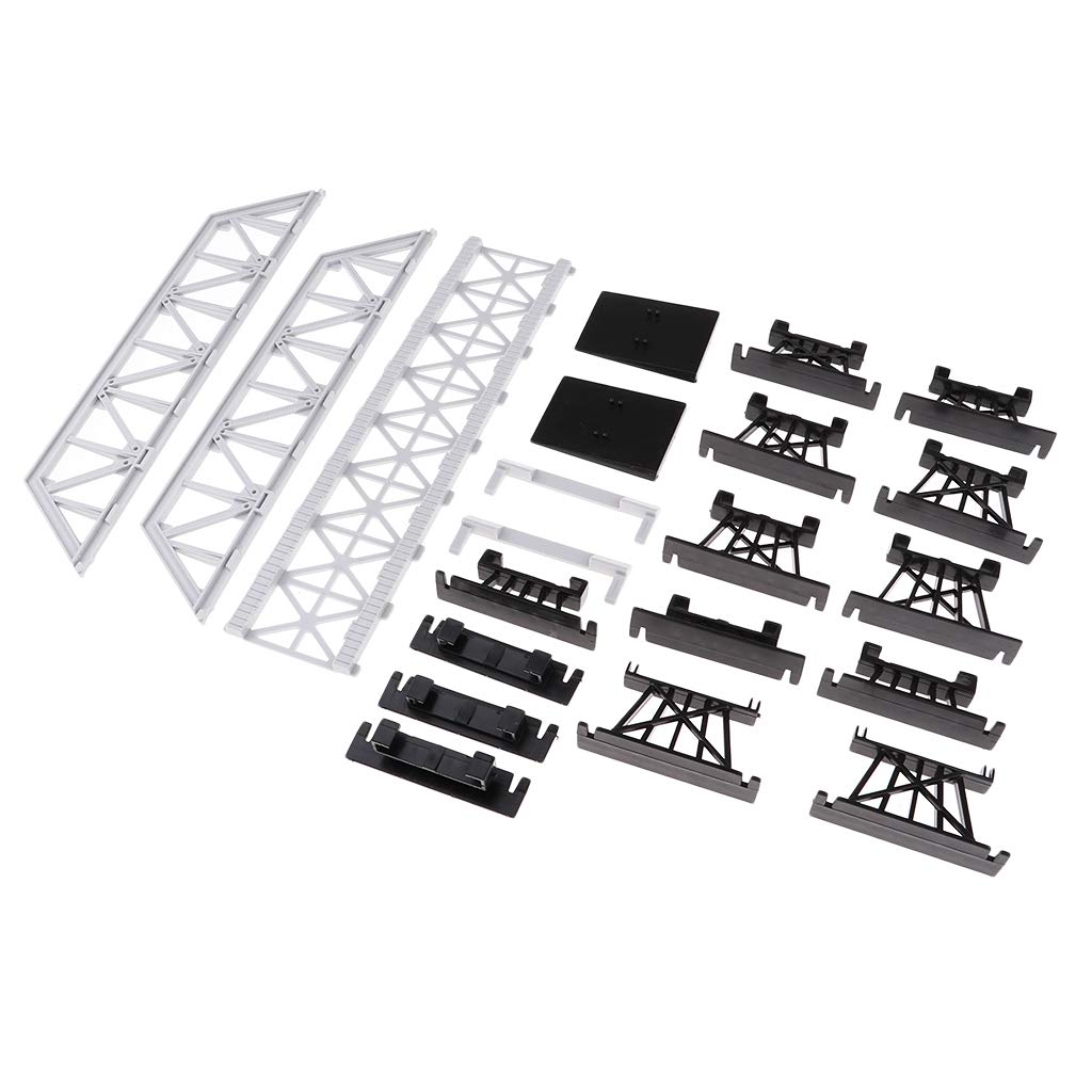 Tongina Model Railroads & Trains HO Scale Bridge Model Building Accessory DIY