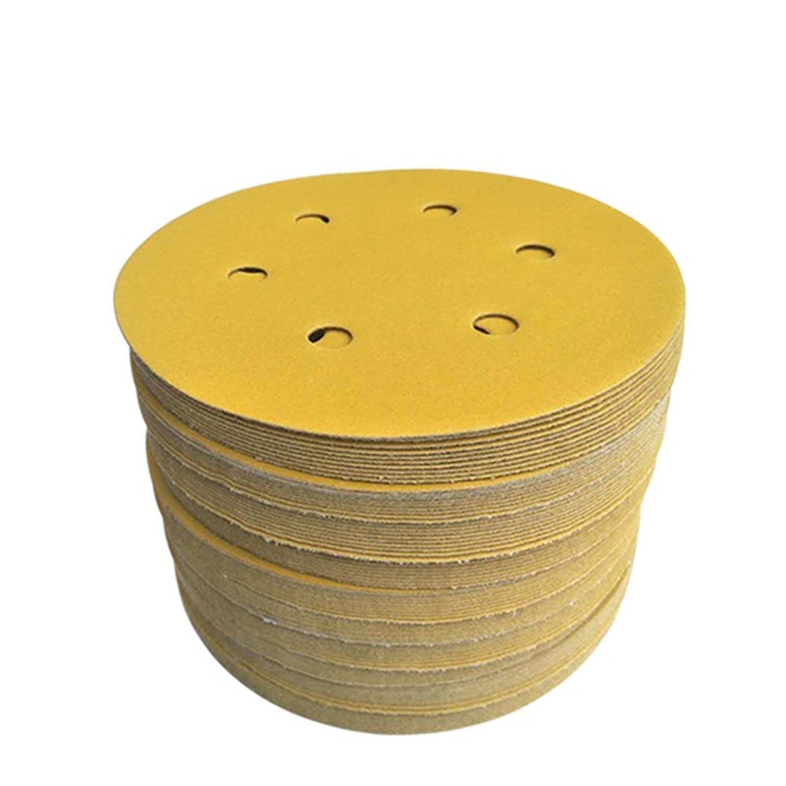 Carta Vetrata 20 pezzi 6 "carta vetrata a secco a fori disco da 150 mm floccaggio autoadesivo(400 grit,100pcs A box)