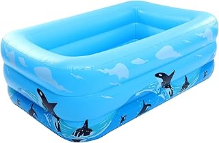 WHAMVOX Piscina Inflável Piscina Inflável Para Adultos Bañera Para Adulto Piscina Dobrável Piscina Infantil Para Crianças Centro De Natação Piscina Infantil Azul Aldult