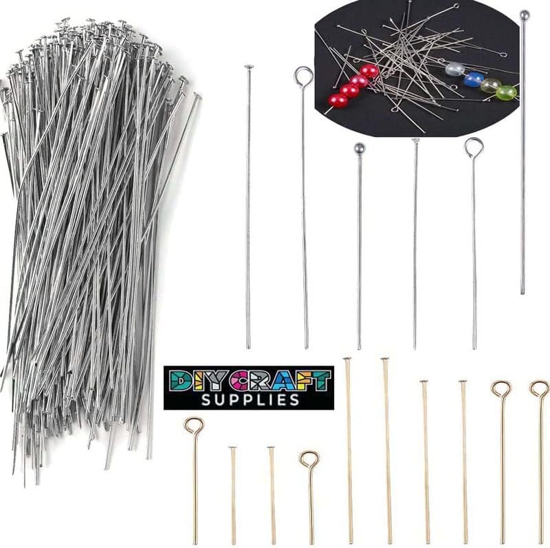 DIY Crafts 90 Gram, Silver, DIY Works Flat Head Pins, Single Pack-Choice x Piece, Silver/Gold/Differen(90 Gram, Silver)