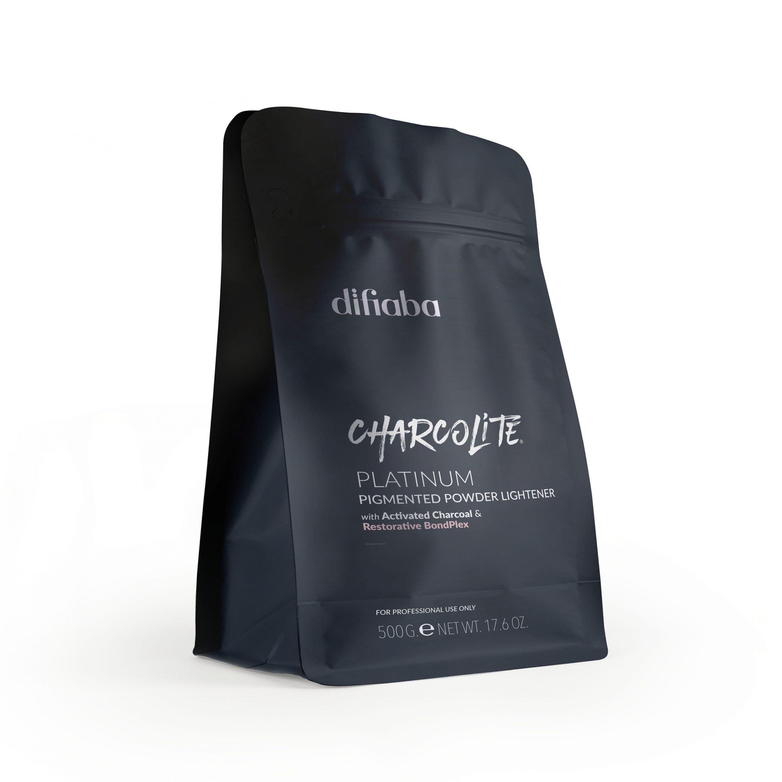 DIFIABA Charcolite - Aclarador para el cabello con carbón activado y BondPlex restaurador, aclarador y tonificador en 1 paso, se eleva a 9 niveles (500, 1, unidad)